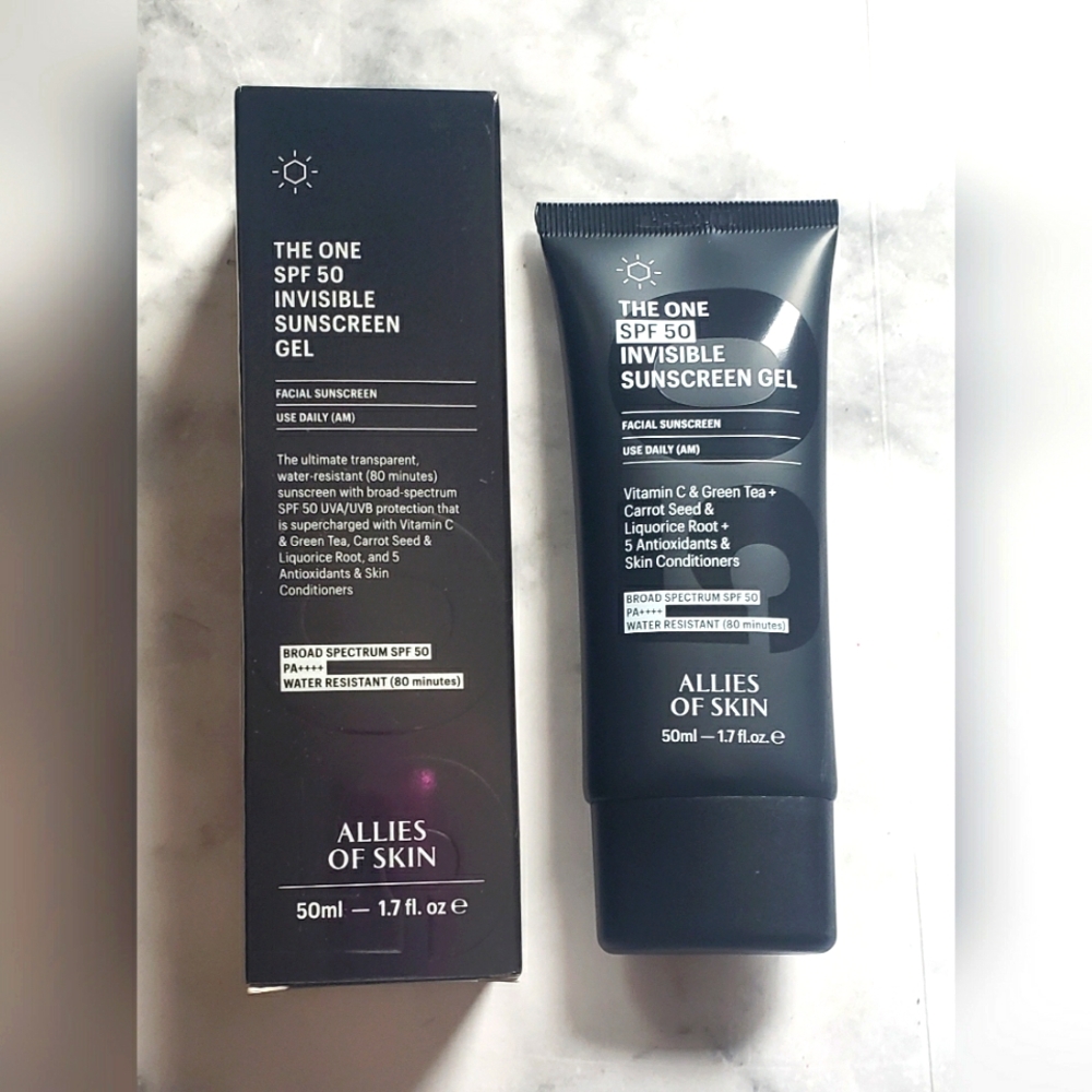 2029 Allies of Skin The One SPF 50 Invisible Sunscreen Gel 50ml